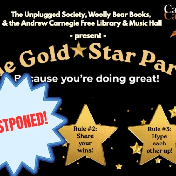 The Unplugged Society presents: The GOLD STAR Party! – Because You’re Doing Great
