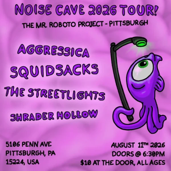 Aggressica, Squidsacks, The Streetlights, and Shrader Hollow