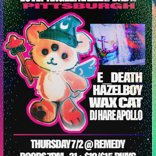 E_DEATH, hazelboy, wax cat & DJ hare Apollo at Remedy