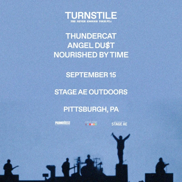 Turnstile with Thundercat, Angel Du$t, and Nourished By Time.