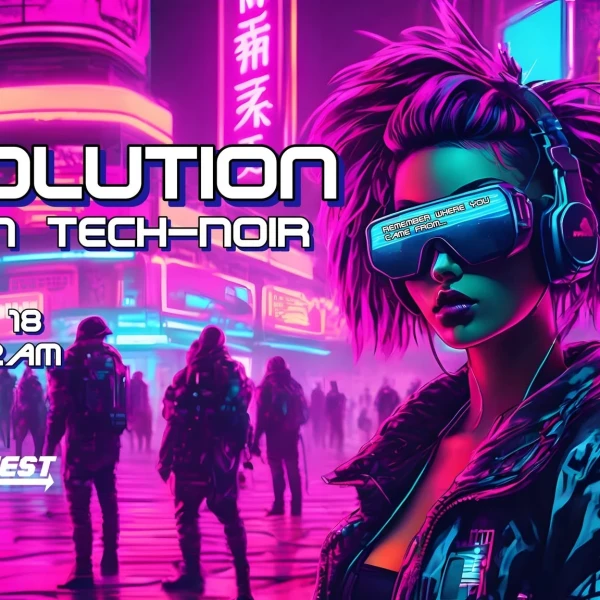 Evolution: Neon Tech-Noir