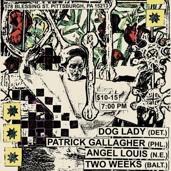 Dog Lady / Patrick Gallagher / Angel Louis / Two Weeks / Evelyn Scythe