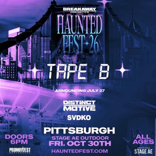 Haunted Fest 26 w/ Tape B, Distinct Motive, SVDKO