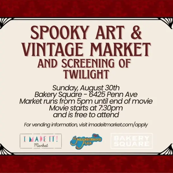 Spooky Art & Vintage Movie Night Market + Twilight Screening