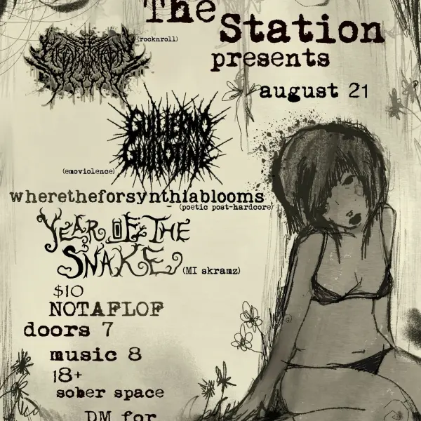 The Station Presents: Forever For A Day, Guillermo Guillotine, Wheretheforsynthiablooms, Year of the Snake