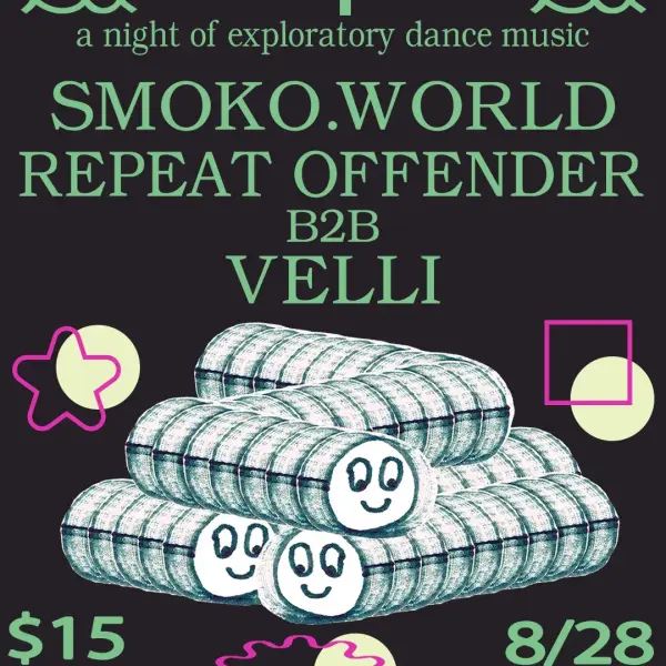 Shapes w/ Smoko.world, Repeat Offender, Velli