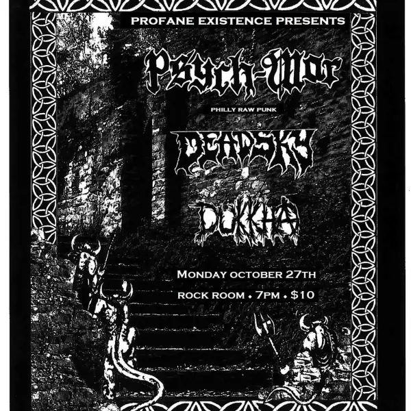 Psych-War, Deadsky, Dukkha at Rock Room