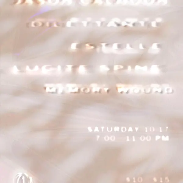 Jason Calhoun / Dilettante / Estelle / Lucite Spine / Memory Wound