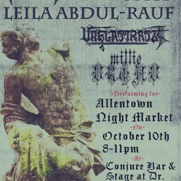 Leila Abdul-Rauf, Vaelastrasz & Millie Dread at Allentown Night Market