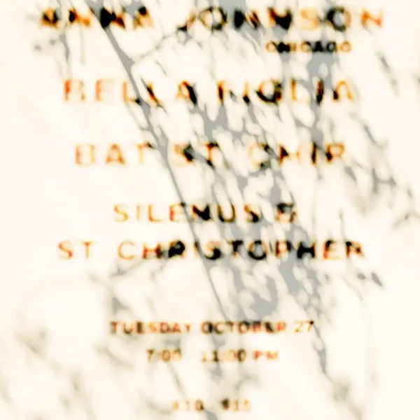 Anna Johnson, Bella Figlia, Bat St. Chip, Silenus & St. Christopher