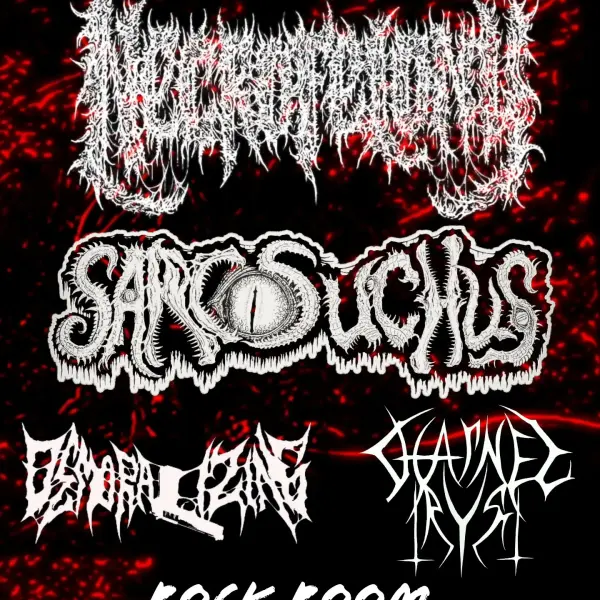 NecroFelony, Sarcosuchus, Charnel Tryst & Demoralizing