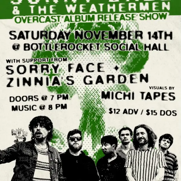 Sunny Daze & The Weathermen: Overcast Album Release Show