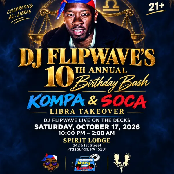 Afro-Caribbean Third Saturdays: DJ Flipwave’s 10th Annual Birthday Bash