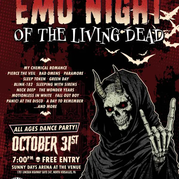 Pittsburgh Emo Night of the Living Dead: Free Halloween Party