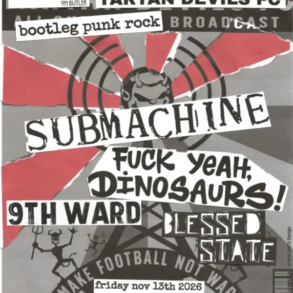 Tartan Devils FC Bootleg Punk Rock Broadcast