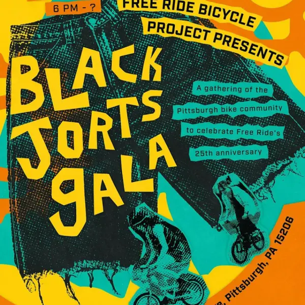 Free Ride Black Jorts Gala