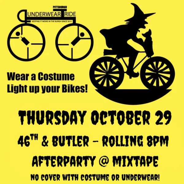 Pittsburgh Underwear Ride - Halloween Edition